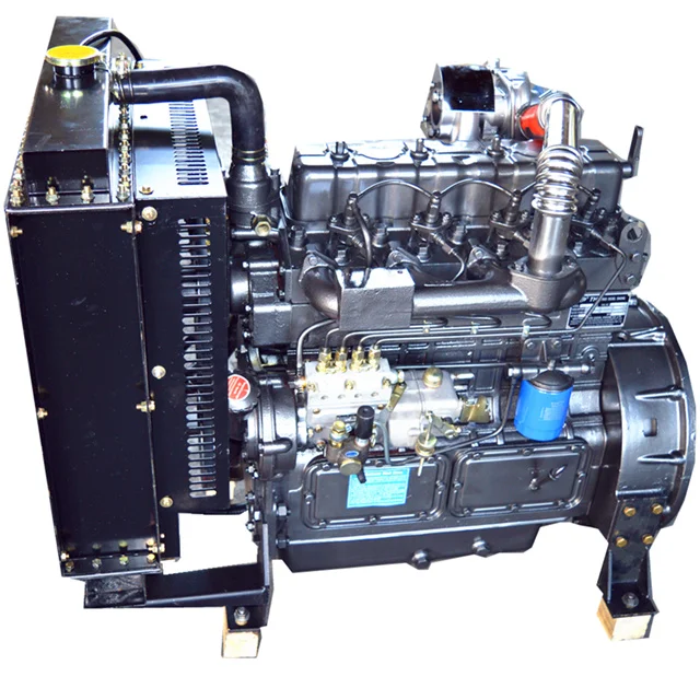 High Quality Water Cooling Four Cylinder 44kw Zh4102zd Generator Engine ...