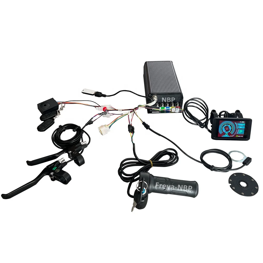 Sabvoton MQCON SVMC7280/100/150/200A Program Sine Wave Controller Display Throttle Set for Electric Bike Bicycle Kit 3kw 5kw 8kw