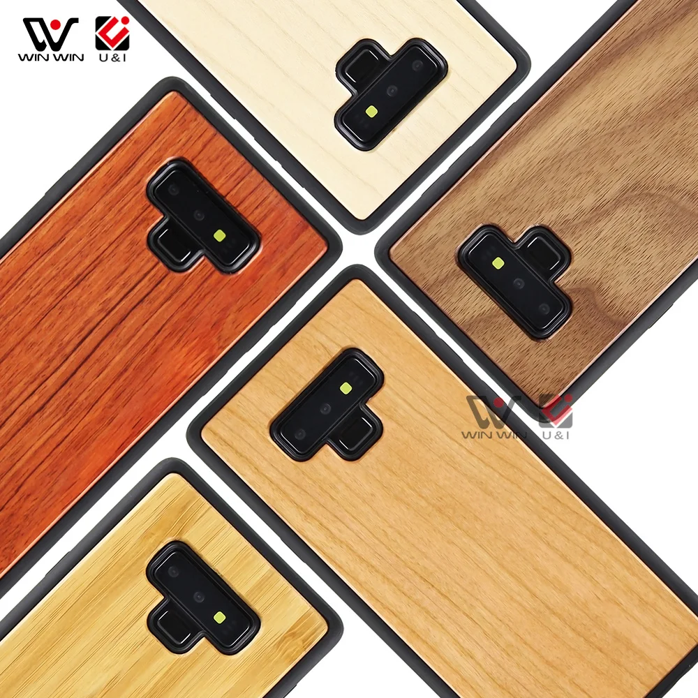 

Luxury TPU Rugged Wood Case Cover For Samsung Galaxy S9 Note 9