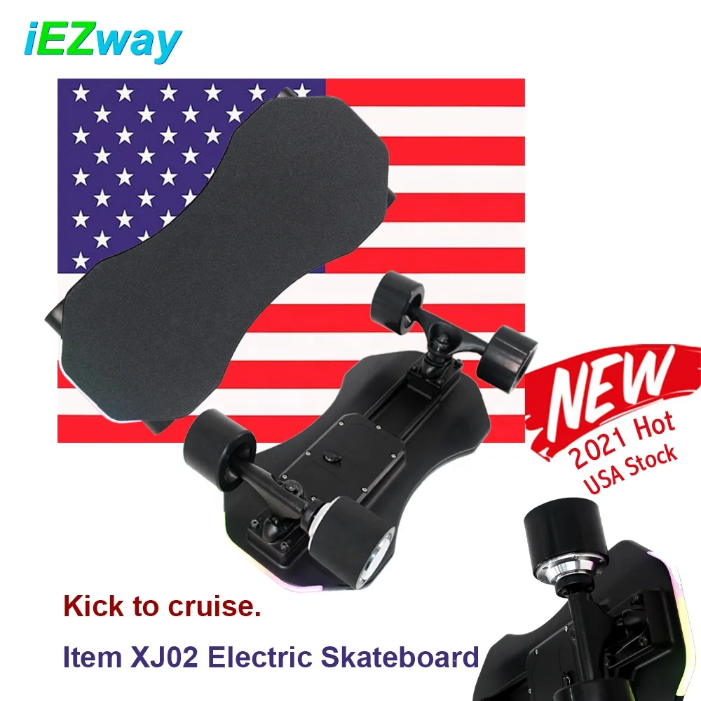 

2021 iEZway US Warehouse Kick-Assist Mini E-Cruiser Skateboard Endless Mode 9inch Kick Electric Skateboard for Kids,Teens