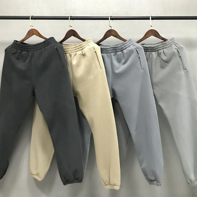 

Kanye West Season 6 Sweat Pants High Quality Blank Cotton Fleece Baggy Sweatpants Unisex Jogger Sweat Pants