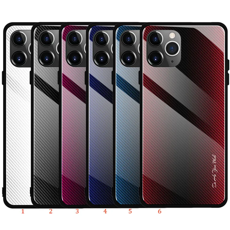 

Stripe Tempered Glass Hard Case Cover for iPhone 12 12 Pro 12 Pro max