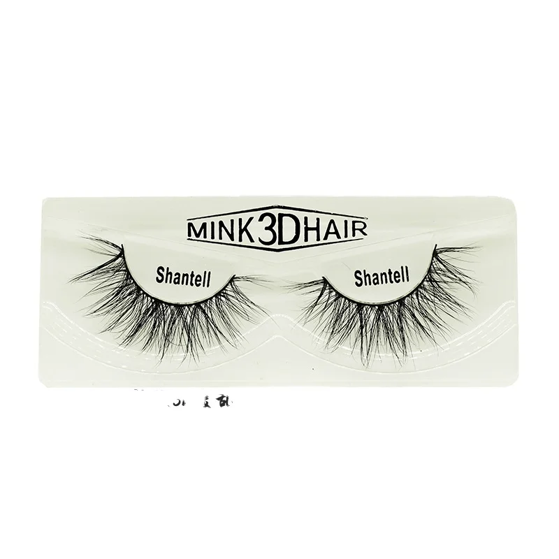 

The Latest Boutique 3D Handmade 100% Mink Hair Natural False Eyelashes Shantell Mink Eyelashes, Natural black