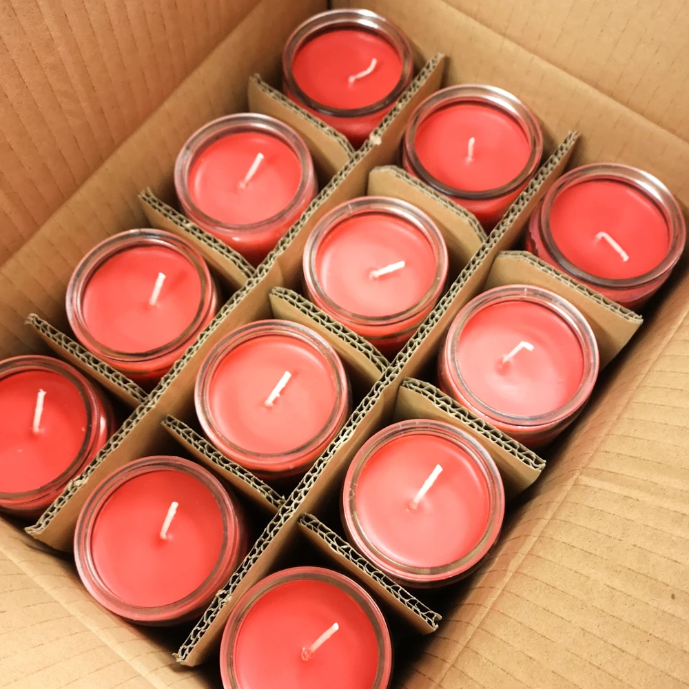 8 Inches Glass Jar 7 Days Religious Candle For Votive Buy 7 Days