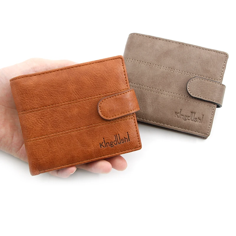 

2019 Brand New Leather Mens PU Leather Card Leather Wallets For Men