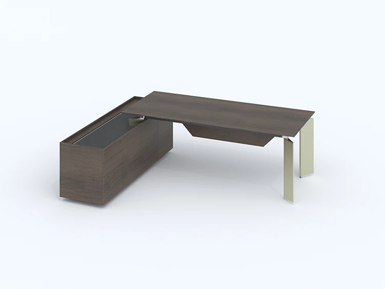Manufacture High Quality CEO Italian Modern Wood Home Office Desk