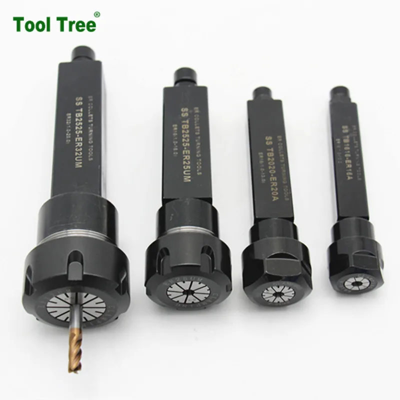 Cnc Lathe Tool Holder Drilling Fixture Square Drill Bit Tap Holder Er20