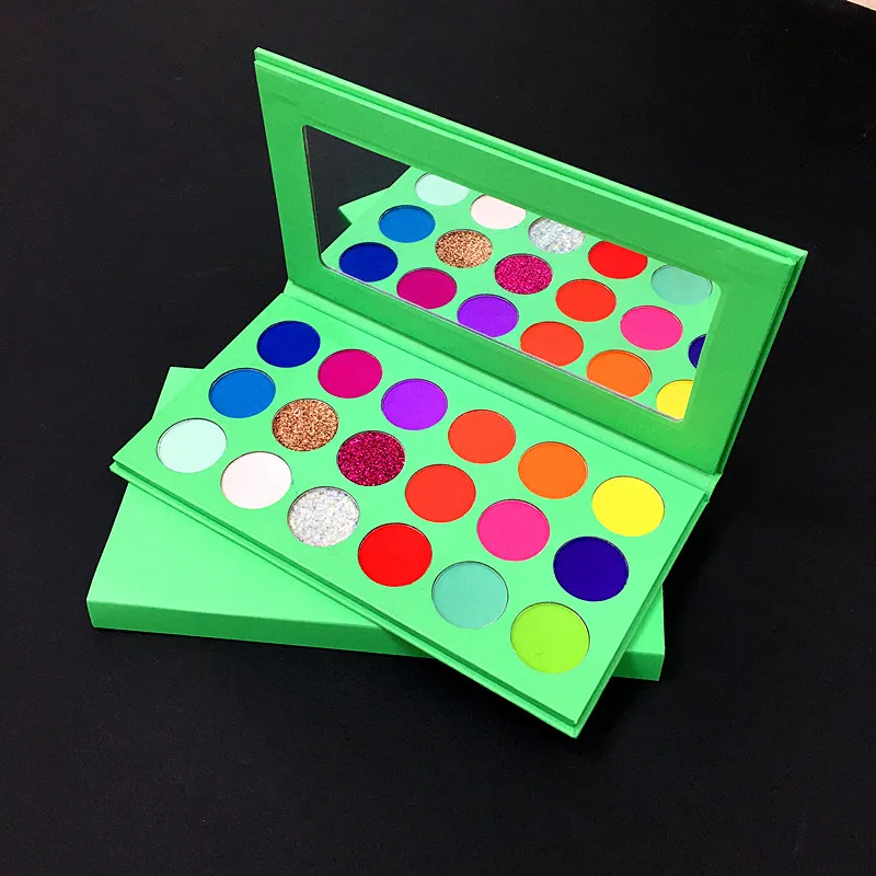 

eyeshadow vendor highly pigmented custom oem natural vegan eyeshadow palette private label, Multi-colored