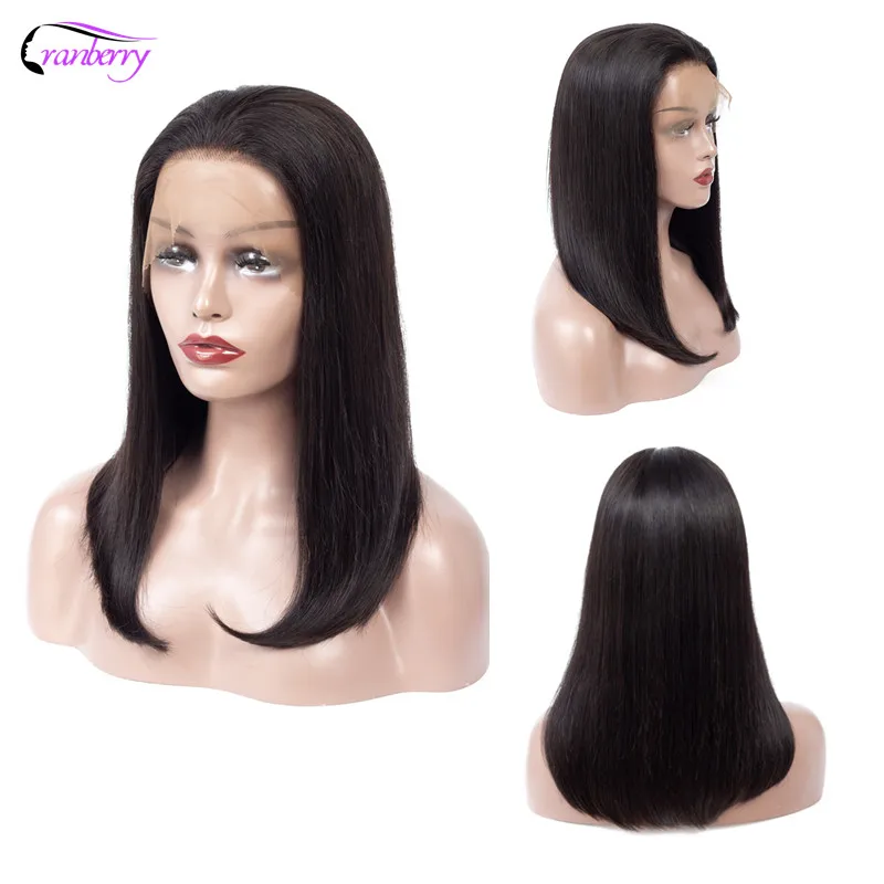 

Wholesale vendors high quality glueless double drawn long straight wigs Indian 100% virgin human hair 13x4 lace front