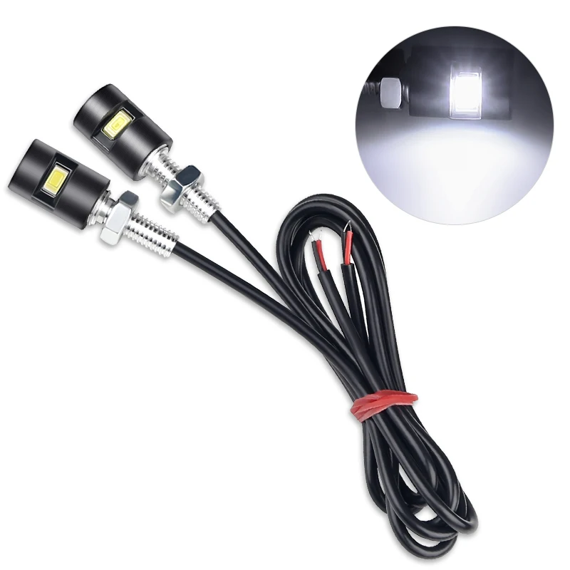 battery powered motorcycle license plate light