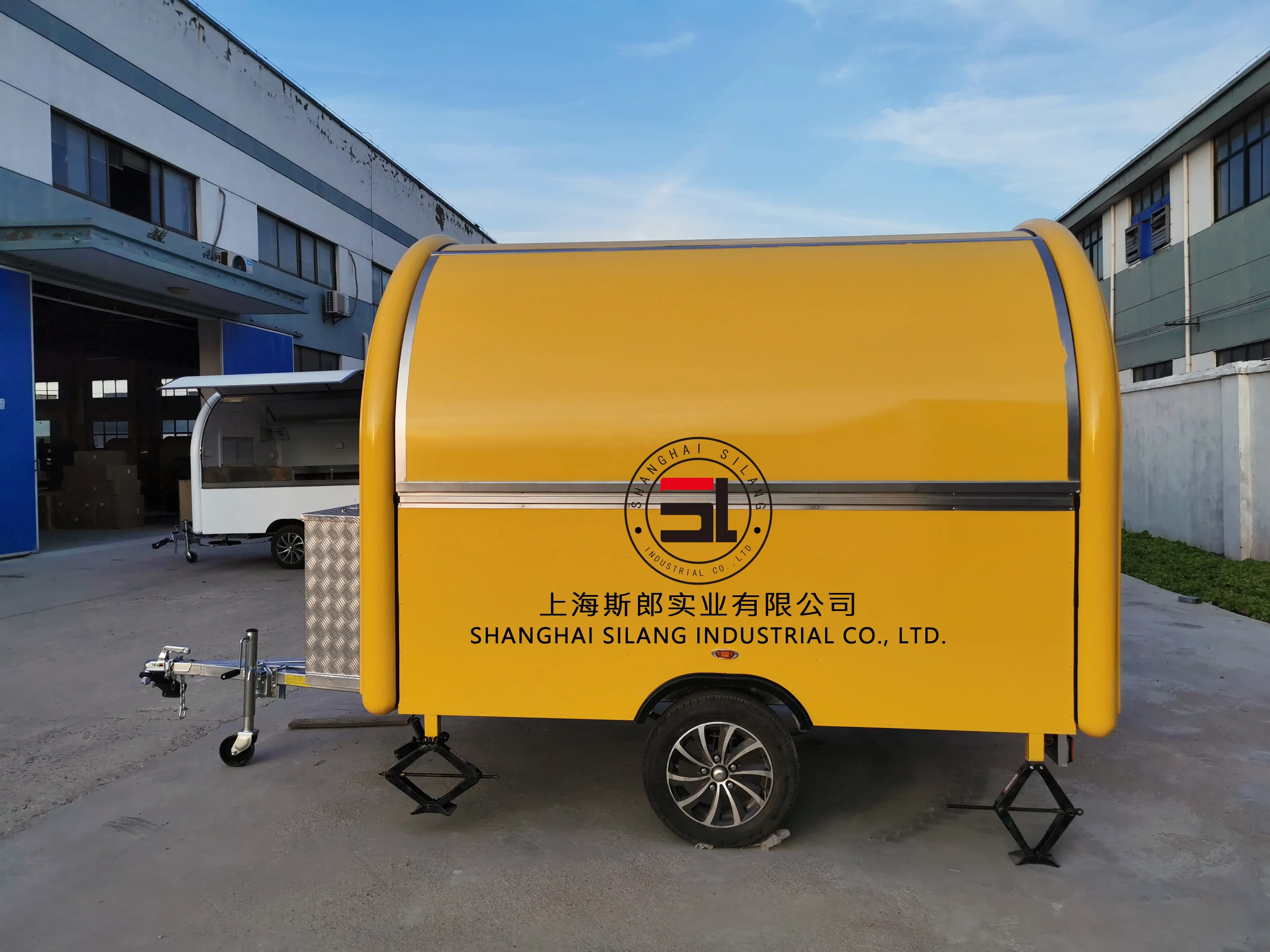 Outdoor Concession Food Trailer, Mobile Fast Food truck supplier