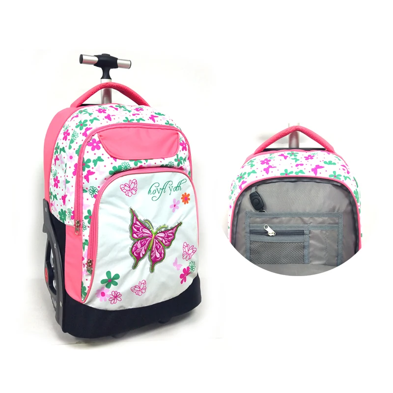 

Best Quality Fashion School Students Wheeled Backpacks Kids Trolley Bags