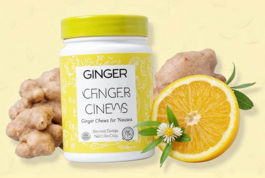 ginger chews for nausea