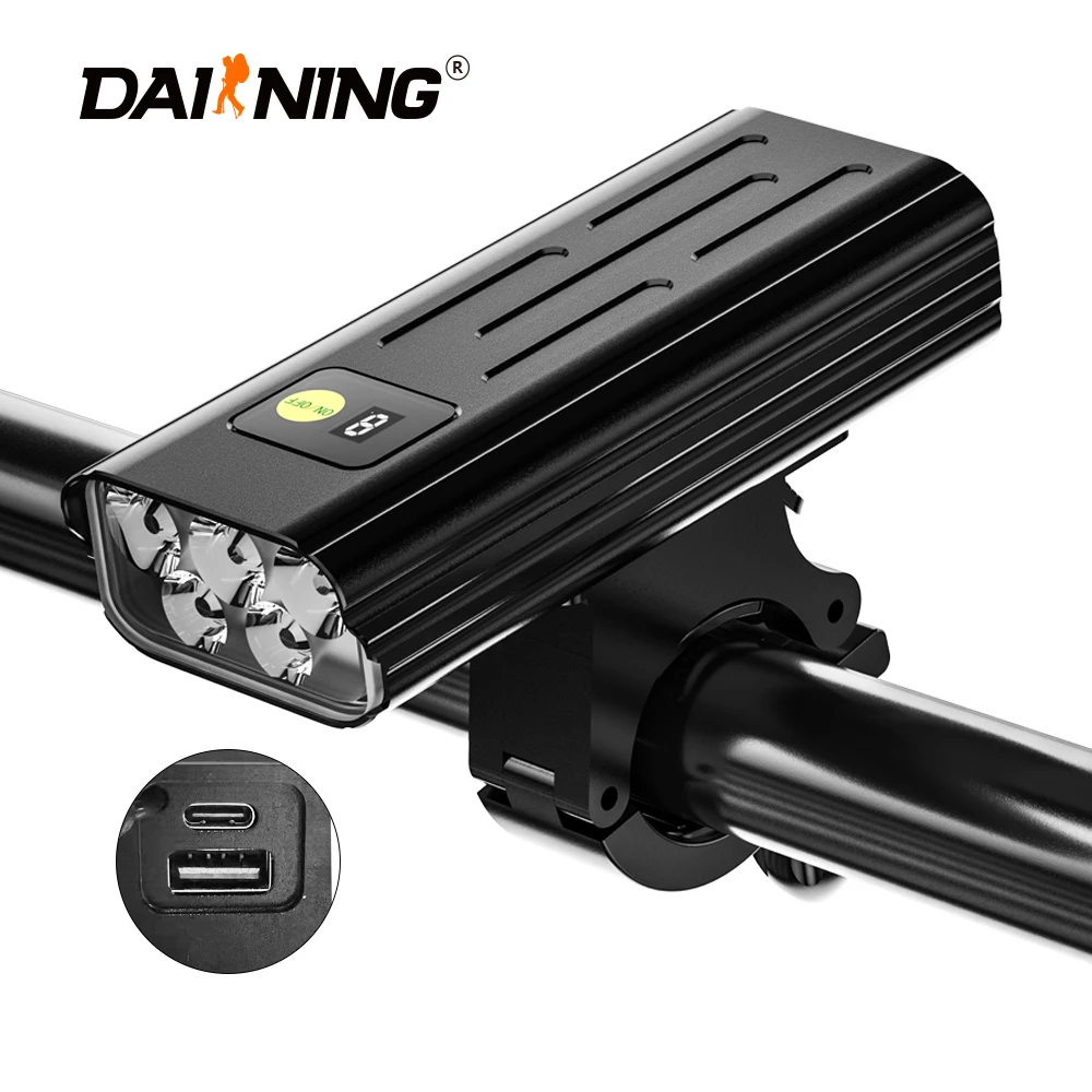 

DAINING Type-C Fast Charging USB Discharge for Mobile Power Use Bike Light Intelligent Power Charging Instructions Bicycle Light