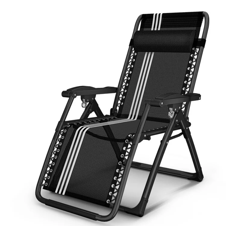 
Home furniture leisure zero gravity recliner lounge chair bed folding camping chair with footrest 