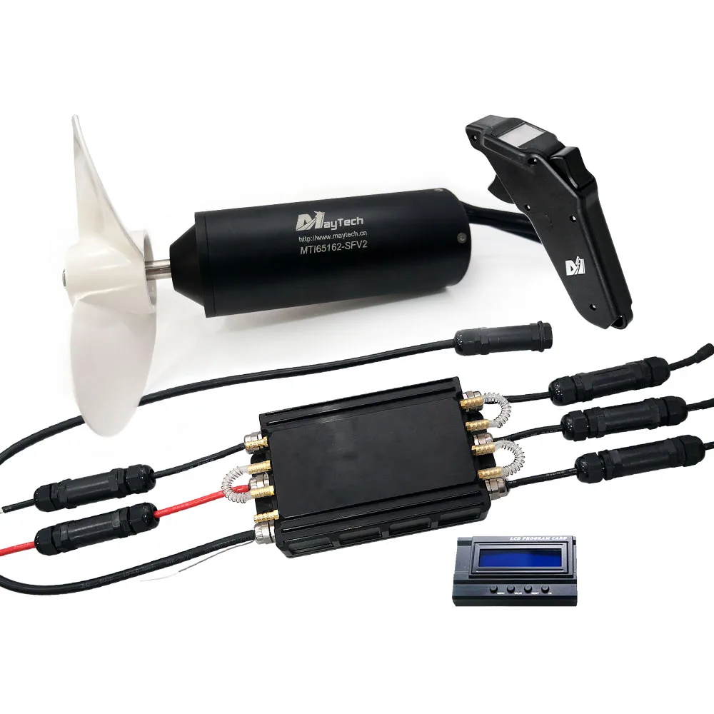 

Maytech Fully Waterproof Efoil Kit 65162 Motor + MTSKR1905WF Remote + 300A ESC with Internal UBEC and Receiver