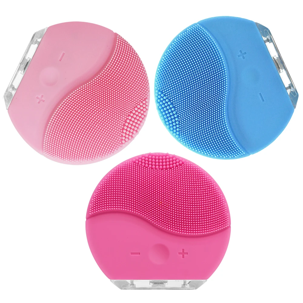 

Skin Care Waterproof Electric Face Massage Silicone Facial Cleaning Brush For Deep Cleansing