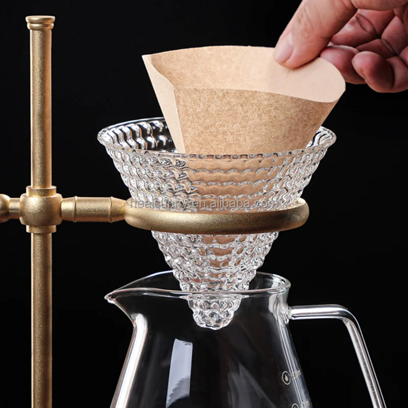 

China Manufacture High Quality Multi Sizes Coffee Drip Filter Bag Paper, White color, wooden color