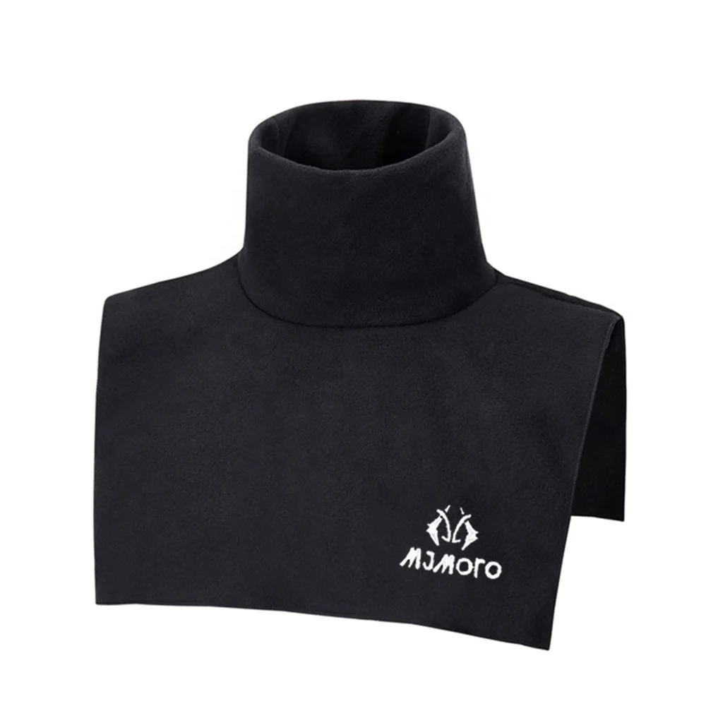 Coldproof Winter Moto Riding Skiing Scarf Neck Warmer Cover Windproof Motorcycling Snowboarding Thermal Wrap Bib Headwear Black