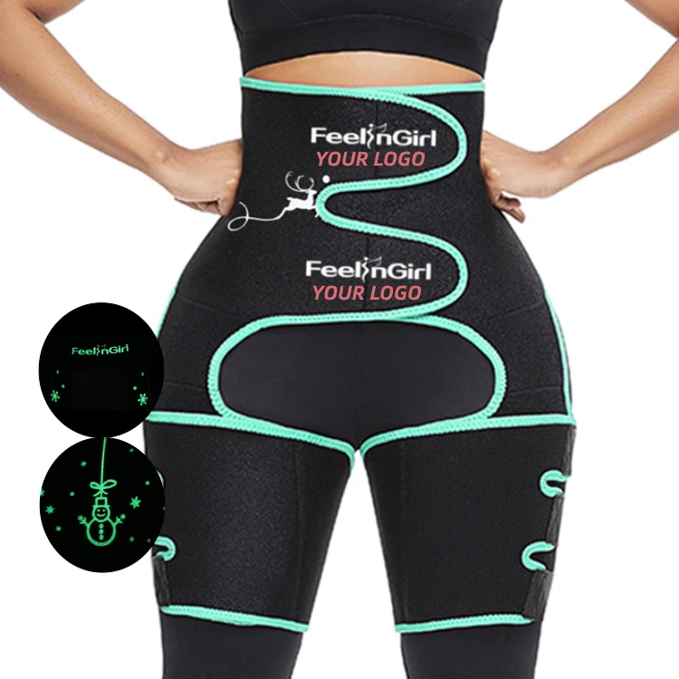 

New Arrival 3 In 1 Thigh Waist Trainer Reflective Wasit Trainer Thigh Trmmer