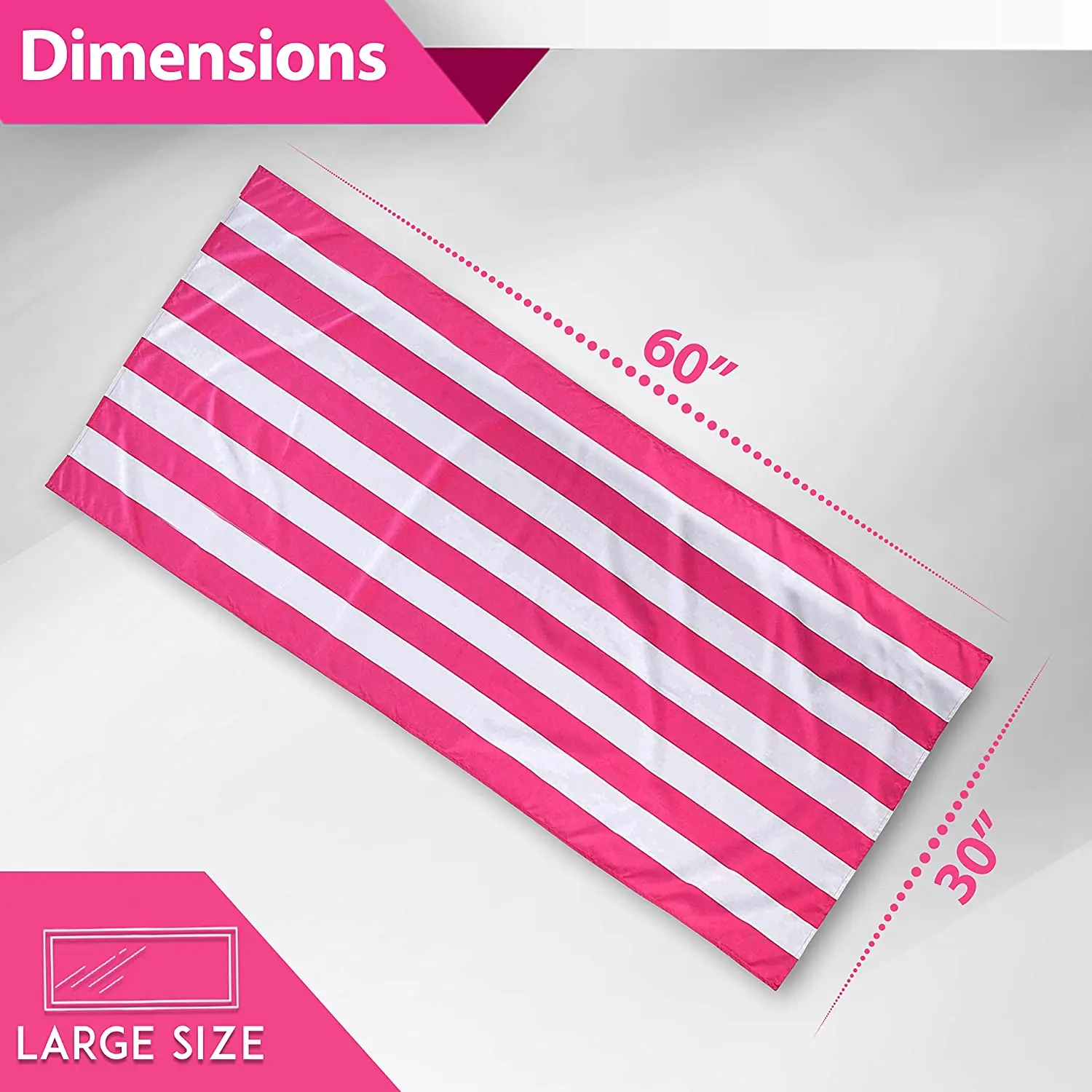 Two Side Printed Stripe beach sport Towel