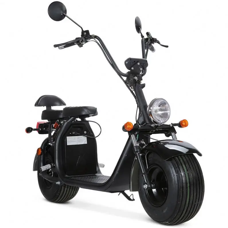 

Hot design big powerful 13inch battery 60V 72v 6000w 8000w dual motor solid tires electric scooters 110km with seat adult