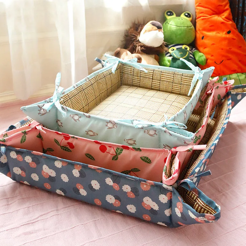 

Pet Cat Dog Mat Floor bed Sleeping Cool Mat Two-sided Design Cat Bed Summer Pet Supplies