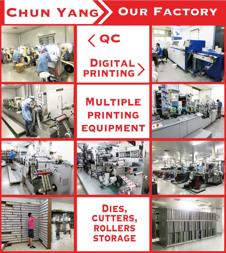 Silver foil sticker PE for medical product