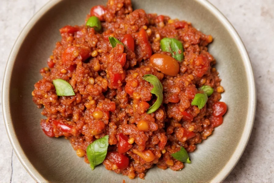 Salsa on Tortilla