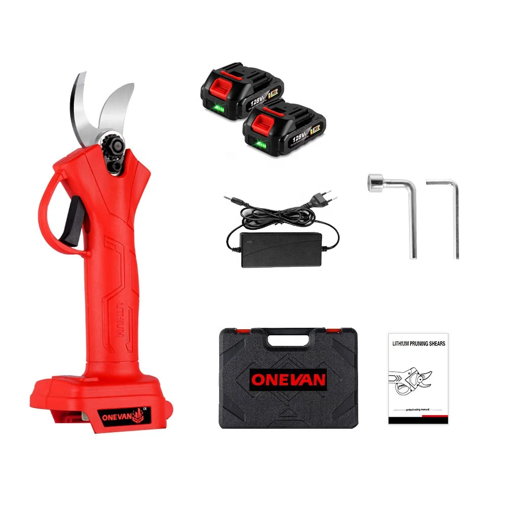 

ONEVAN 1000W 4 Gear Cordless Pruner Shear Efficient Fruit Tree Bonsai Pruning Electric Tree Branches Cutter For Makita Battery