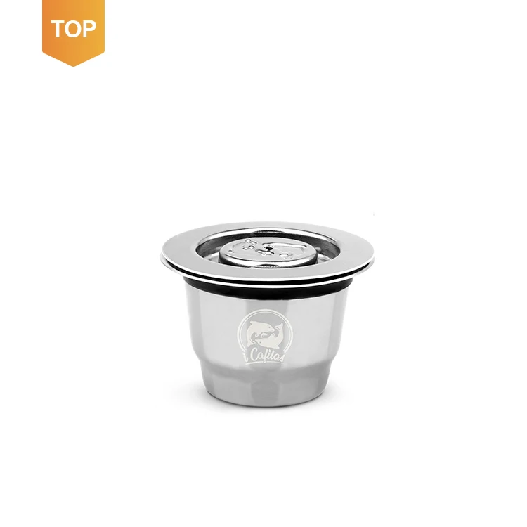

High Quality Nespresso Coffee Machine Compatible Reusable Refillable Stainless Steel Coffee Pod Capsule