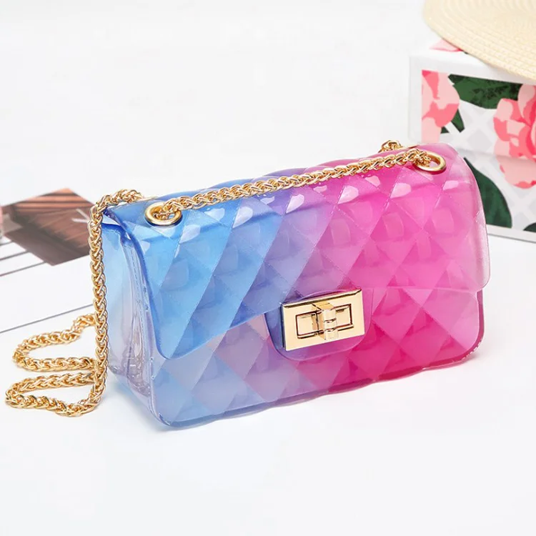 

Summer Jelly Crossbody Bag, PVC Transparent Handbag Jelly Purses