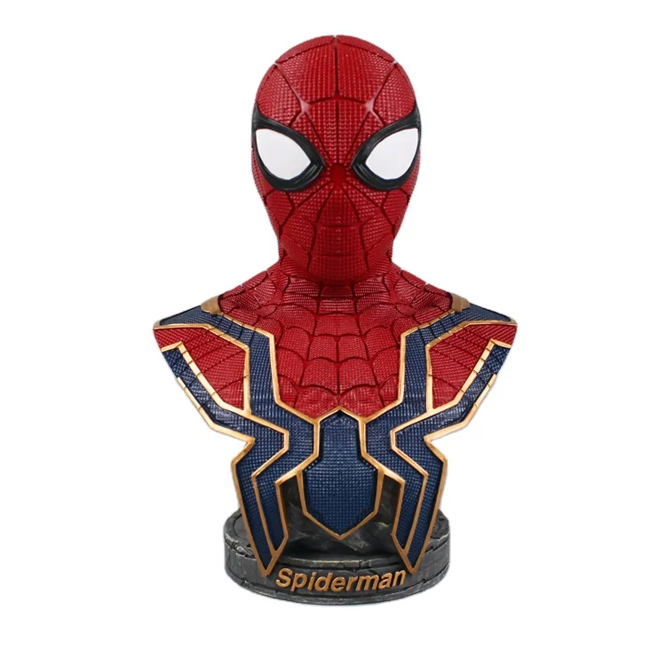 

Super Infinite War Final Battle Spiderman Bust Statue 18cm high hero