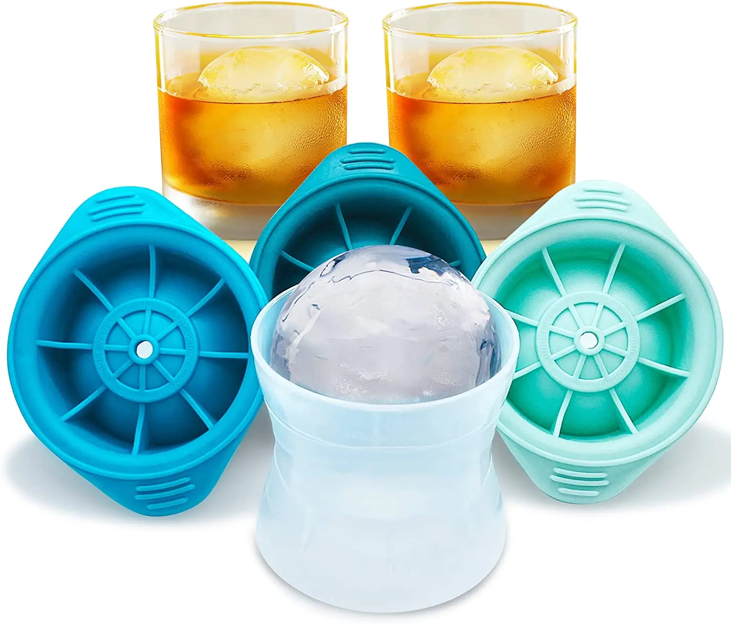 

LOVE'N LV530I 2021 new popular DIY Self made round plastic silicone ice mold for whiskey ice hockey machine