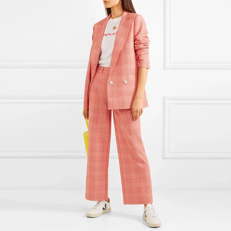 womens pink business suit