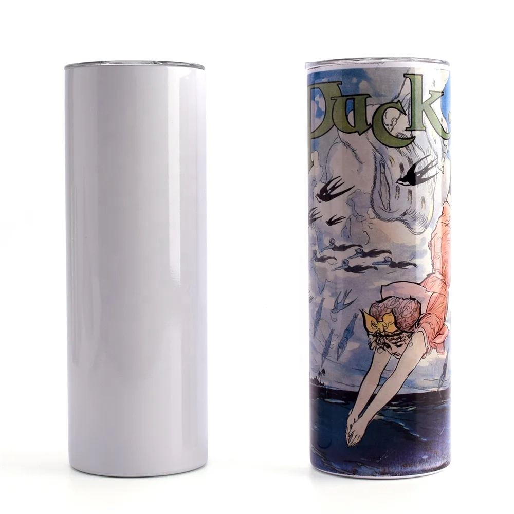 

30oz 20oz 15oz Tumbler Water Bottle Insulated Stainless Steel Straight Skinny Sublimation Blanks Tumbler with Straw