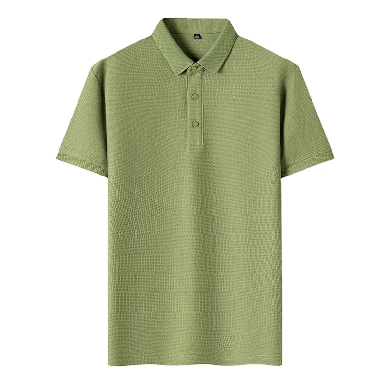 

Business Jacquard Custom Logo Mesh Plain Tactical Golf Men's Polo T shirts For Men