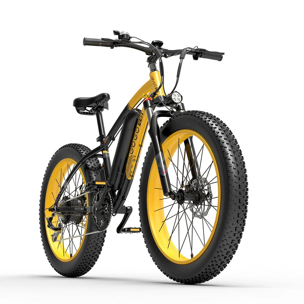 

EU Warehouse delivery GOGOBEST GF600 1000w folding fat tire electric mountain bike 48V13Ah battery max speed 40km/s