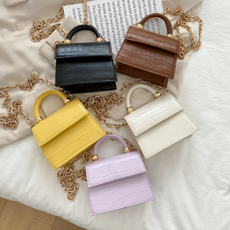 

Classic Serpentine Small leather Handbags Women Crossbody bags lock design Ladies Mini shoulder Messenger bags Sac a main