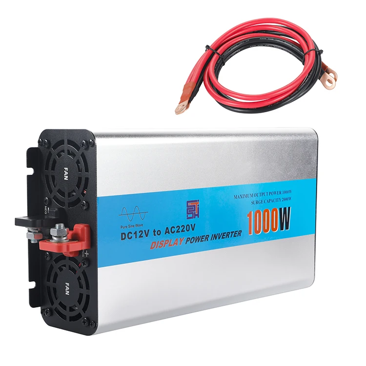 Dc To Ac Converter 12v To 220v Invertar Power 1000w Pure Sine Inverter