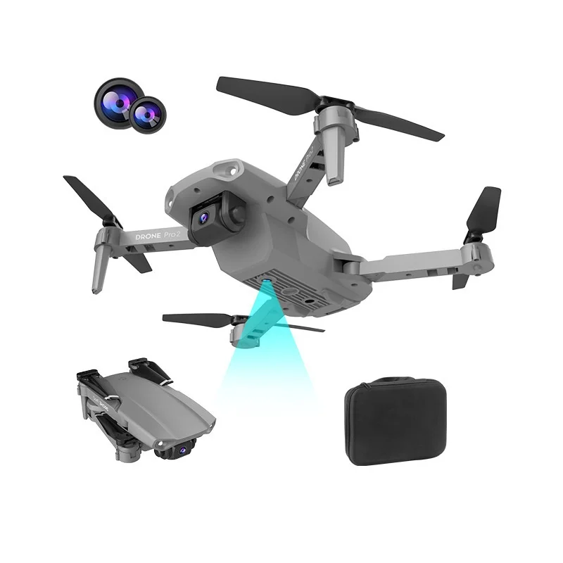 

Wholesale Drones 4K Dual Cameras Light Show 2.4GHz APP Control Warkot Wifi FPV 480P 1080P 4K RC Mini Programmable Drone, Black white