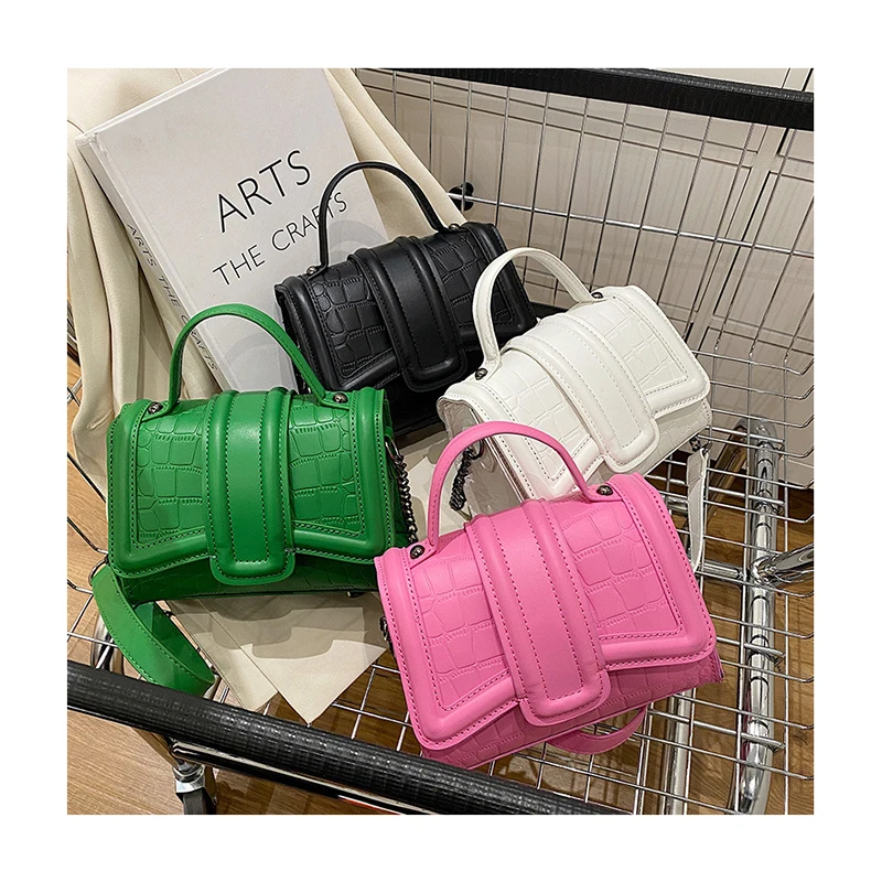 

PU Leather Stone Pattern Crossbody Bags for Women 2022 Trendy Fashion Brand Ladies Small Totes Luxury Sling Shoulder Handbags