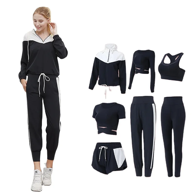 

Hot sale wholesale low moq fitness gym sports set yoga wear, 2colors