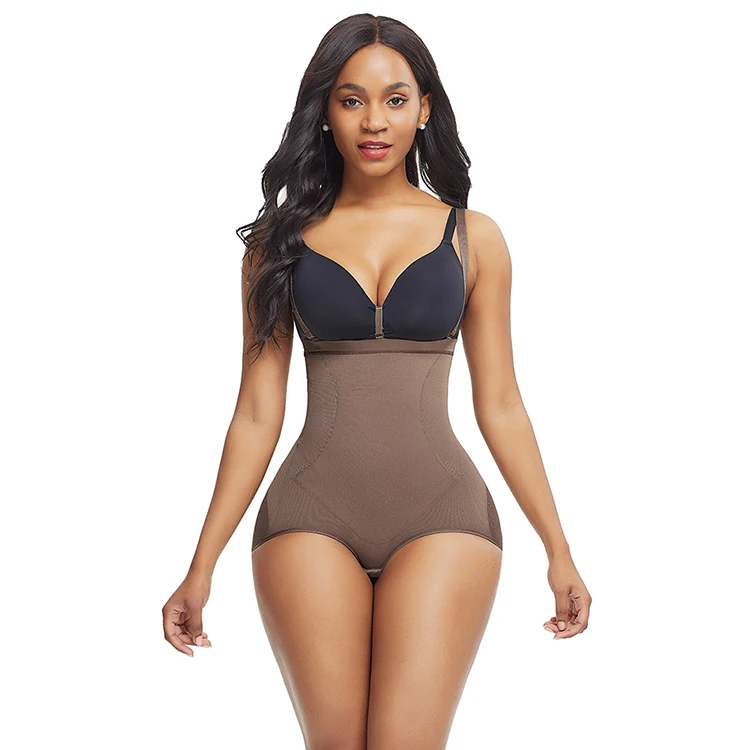 

Wholesale Brown Color Women Panty Shapewear Contouring Sensation With Double Straps
