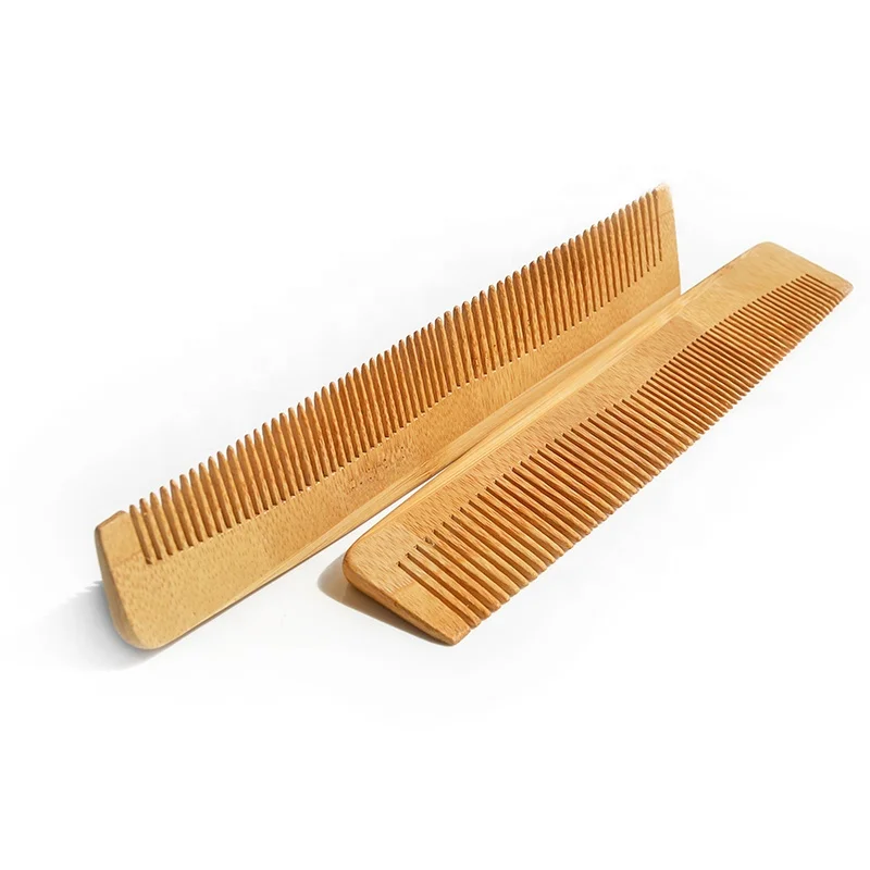 

Manufacture Eco-friendly Custom Hotel Bamboo Biodegradable Lice Cutting Hair Comb