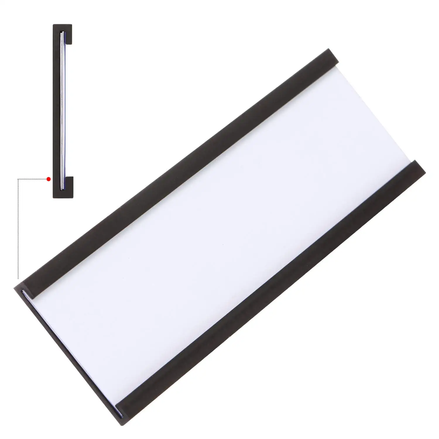 

Flexible Magnet Magnetic C profile Magnetic label holder for warehouse and factory easy to change paper Customized Size And Sha