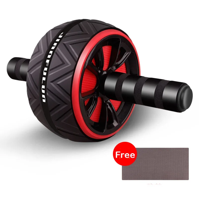 

ABS Abdominal Exercise Wheel Mute Abdominal Roller Arms Back Belly Core Trainer Body Shape Training Supplies Fitness Equipment