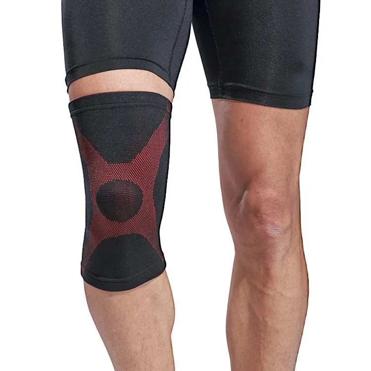 

Adjustable knee supporter straps Gym knee support for Running, Red, gray