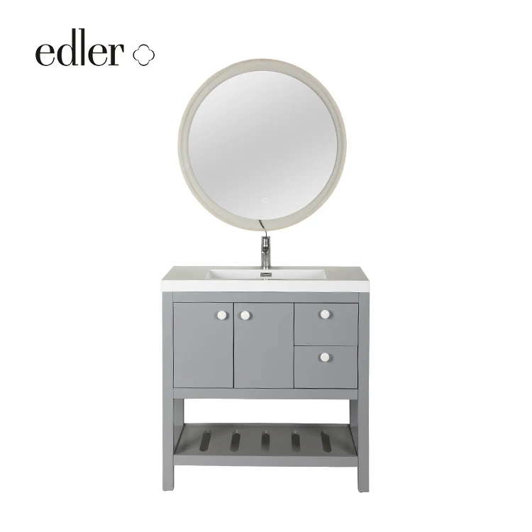 Wholesale Mirrored Modern Vanities Luxury Single Sink Furniture Flat Pack Bathroom Vanity Buy