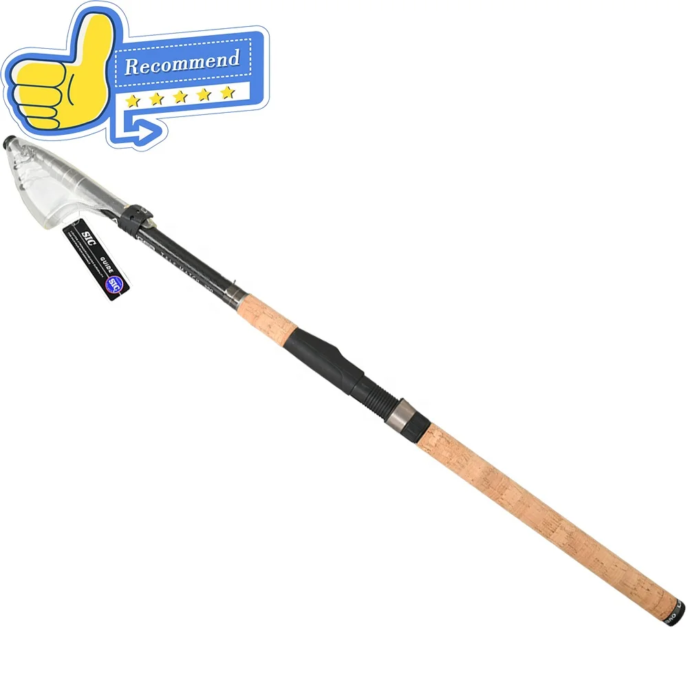 

Newbility wholesale 24T+30T 3.9m 4.2m carbon blank cork handle telescopic spinning fishing rod